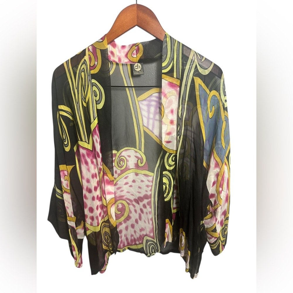 Elegant Sheer Artistic Blouse